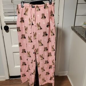 Comfies Pink Dog Print Pajama Pants